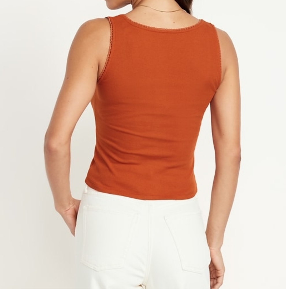 Old Navy Cinched Ribbed Knit Crop Tank Bundle - Picture 9 of 9